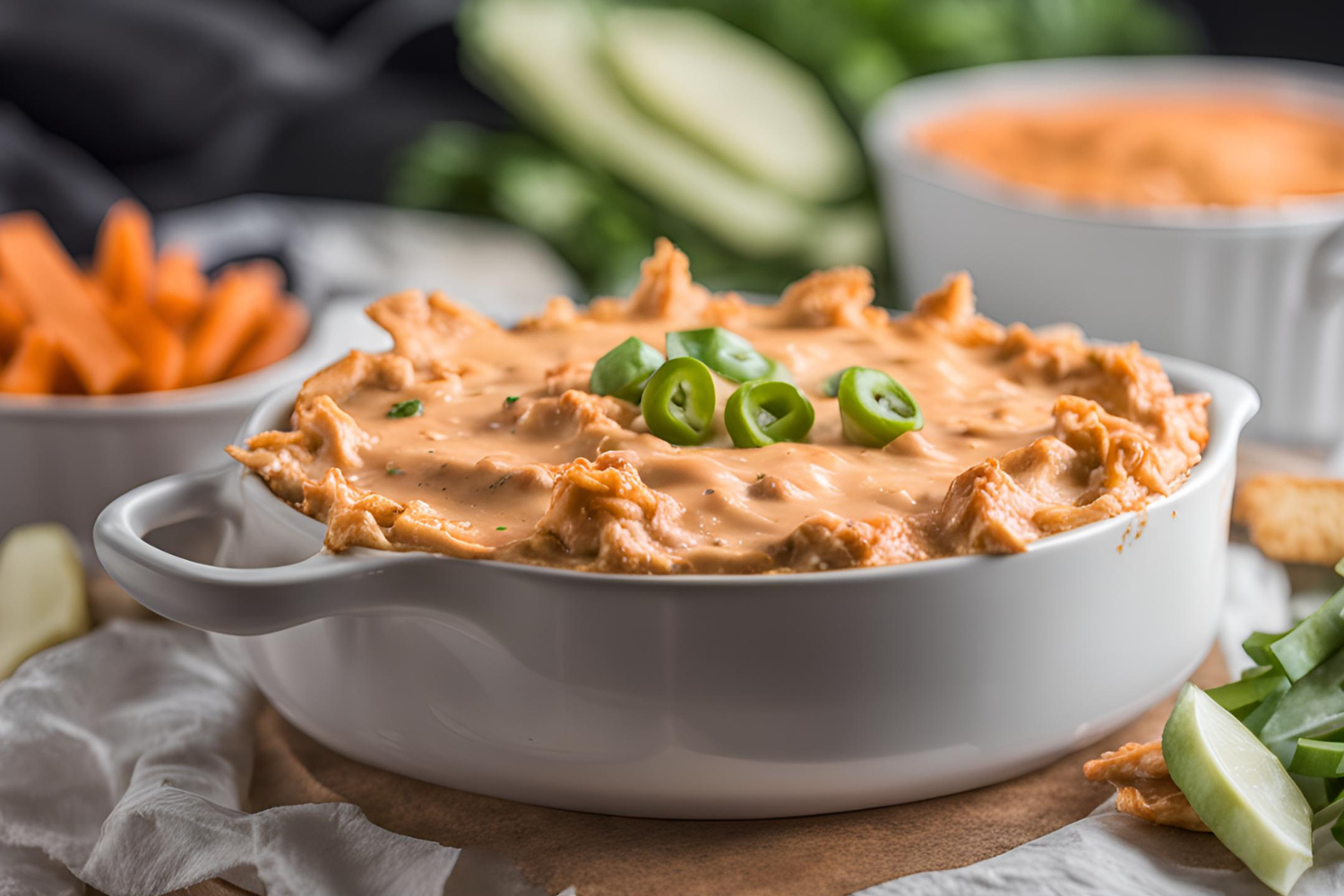 what to do with leftover buffalo chicken dip?