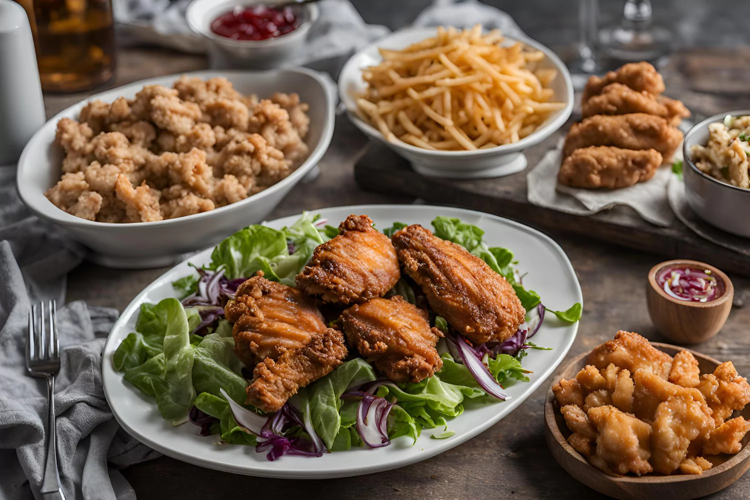 What goes with fried chicken