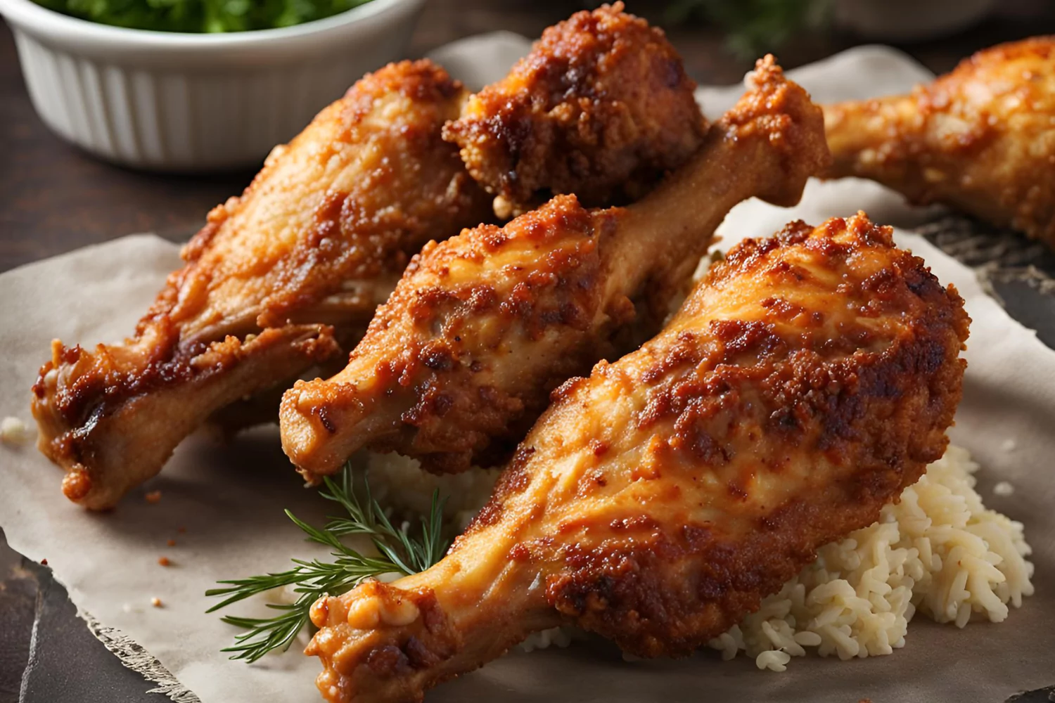 how long to deep fry chicken legs?