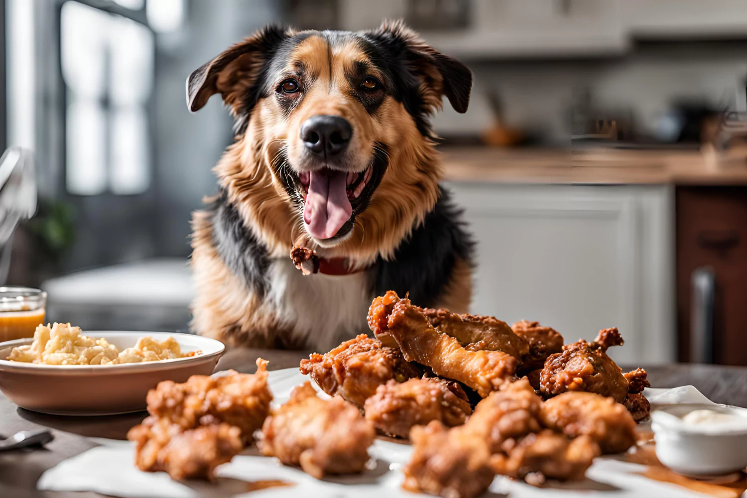 can dogs eat fried chicken?