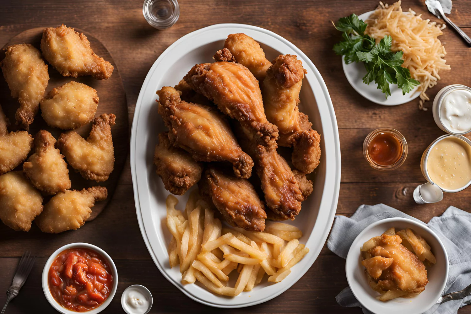 What goes with fried chicken