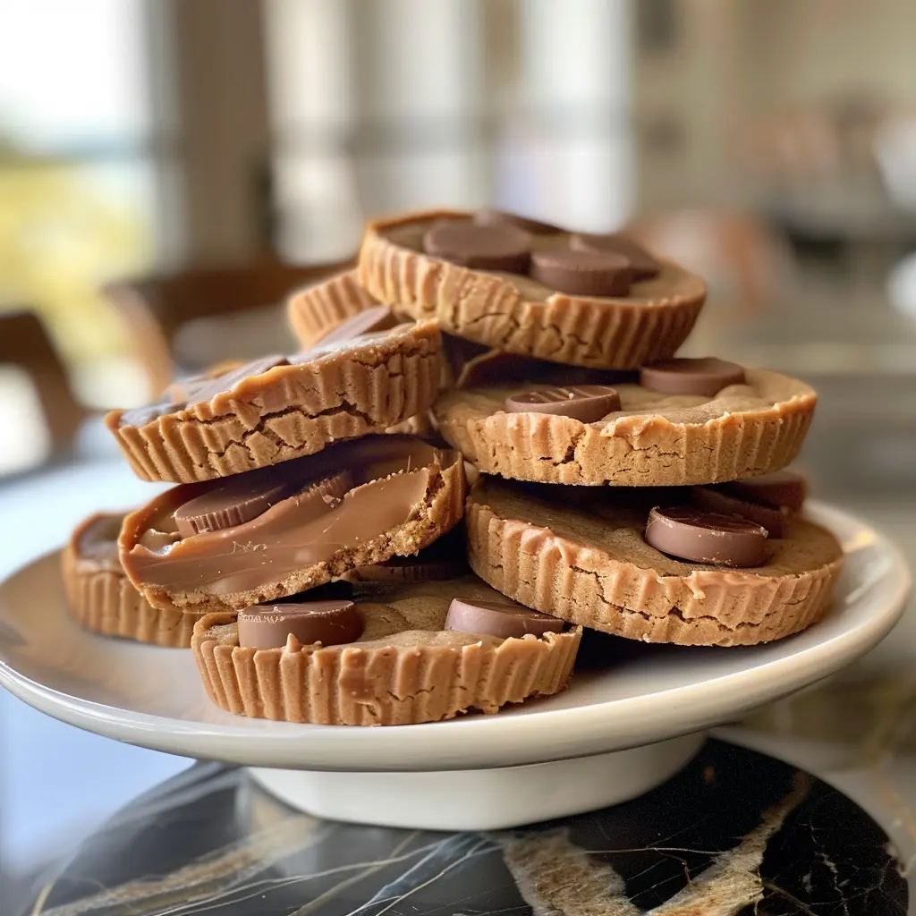 Peanut Butter Cookies with Reese’s Peanut Butter Cups: Irresistible Delight